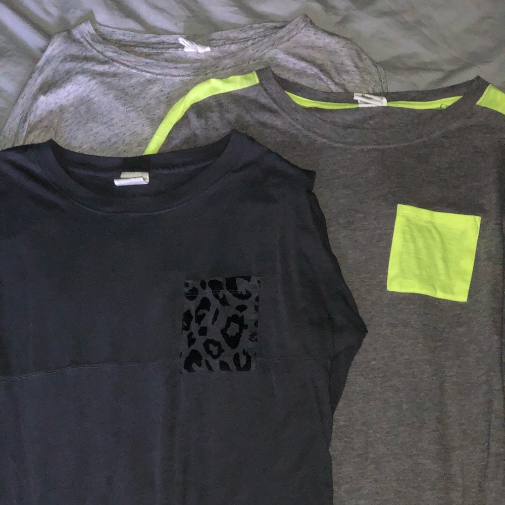 Three Oversized long sleeved Shirts